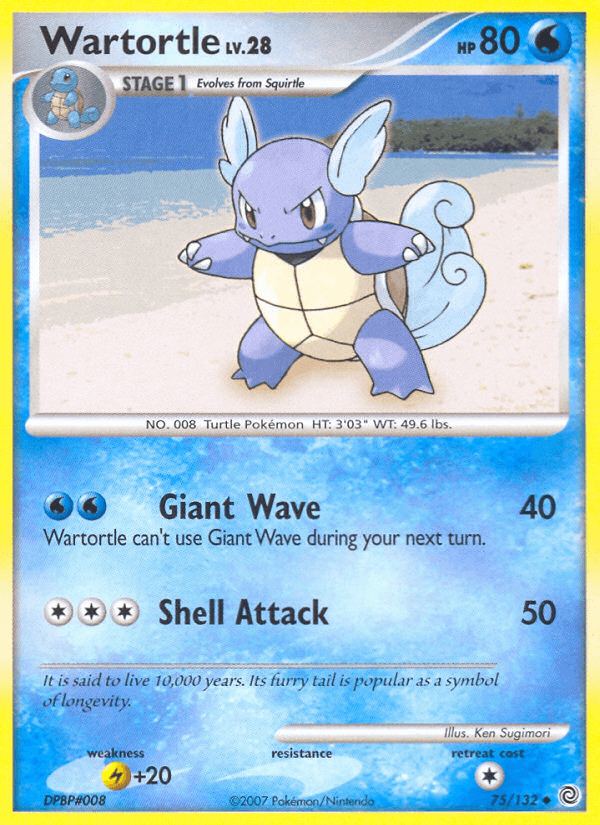 Wartortle Secret Wonders card