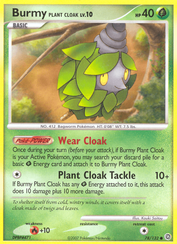 Burmy Plant Cloak Secret Wonders card