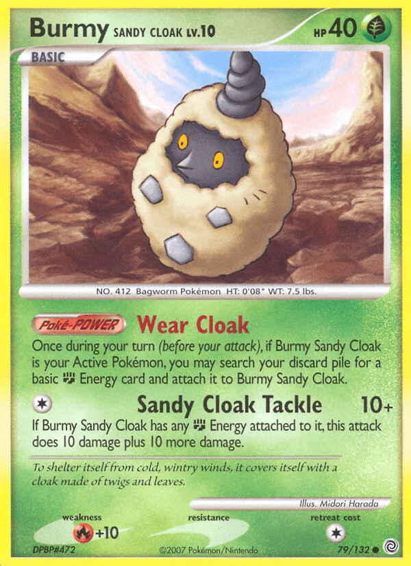 Burmy Sandy Cloak Secret Wonders card