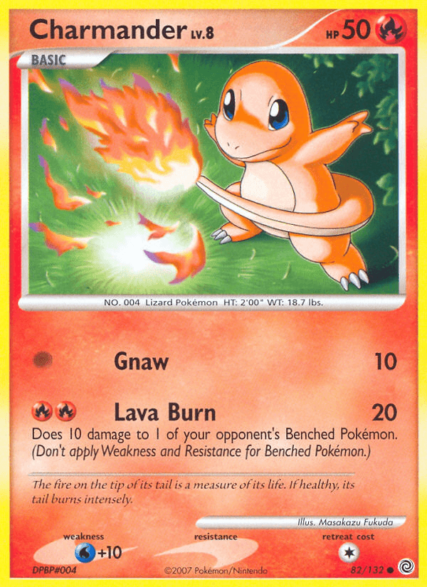 Charmander Secret Wonders card