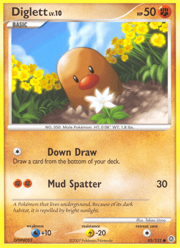 Diglett 寶可夢 card