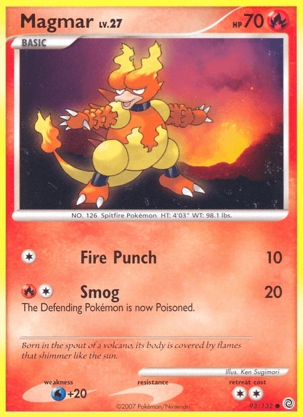 Magmar Secret Wonders card