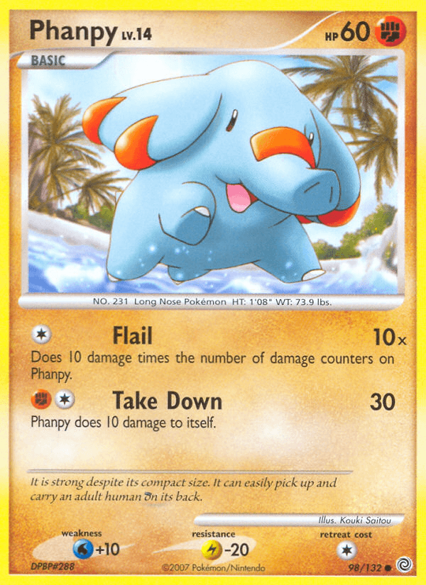 Phanpy Secret Wonders card