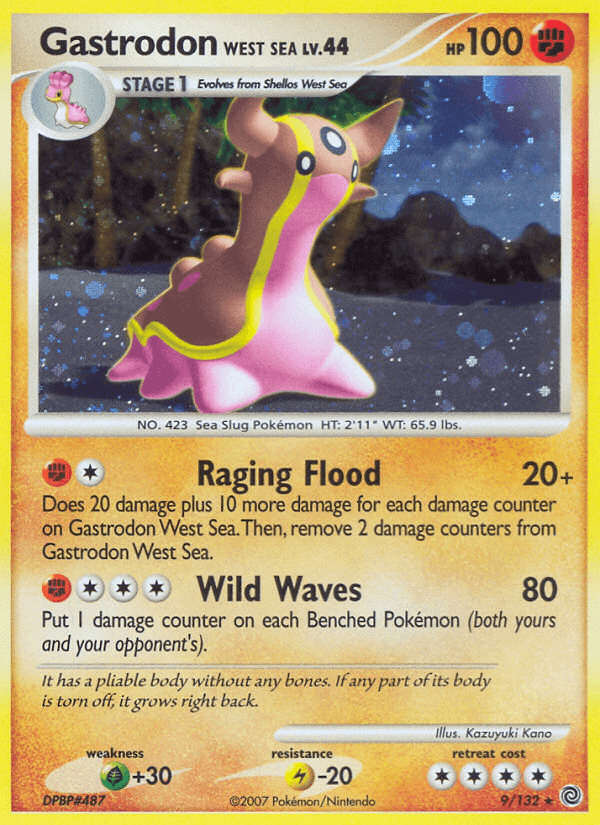 Gastrodon West Sea Secret Wonders card