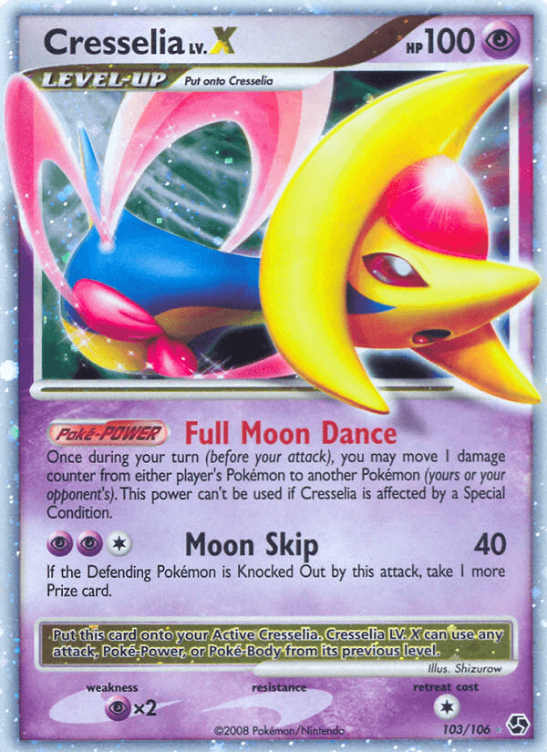 Cresselia LV.X Great Encounters card