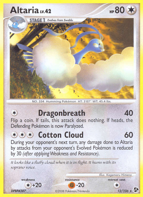 Altaria Great Encounters card