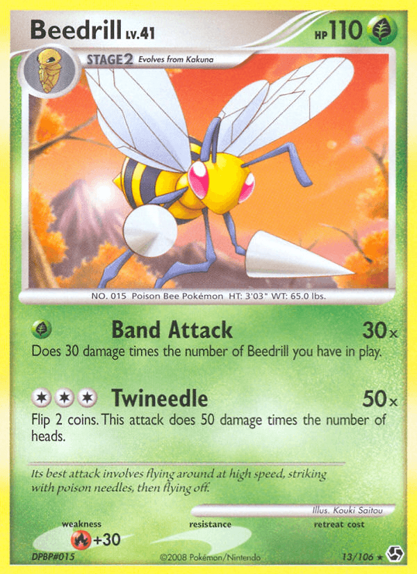 Beedrill Great Encounters card