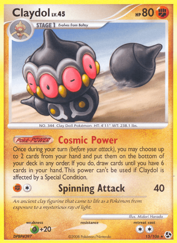 Claydol Great Encounters card