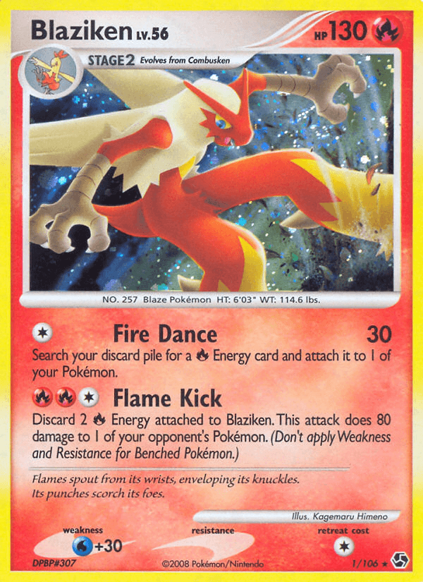 Blaziken Great Encounters card