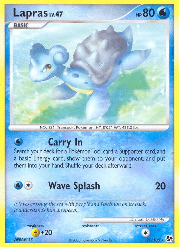 Lapras Great Encounters card