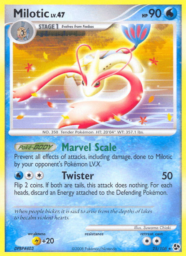 Milotic Great Encounters card