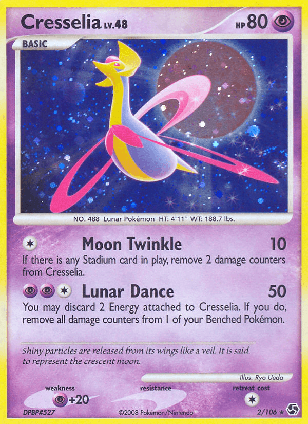 Cresselia Great Encounters card