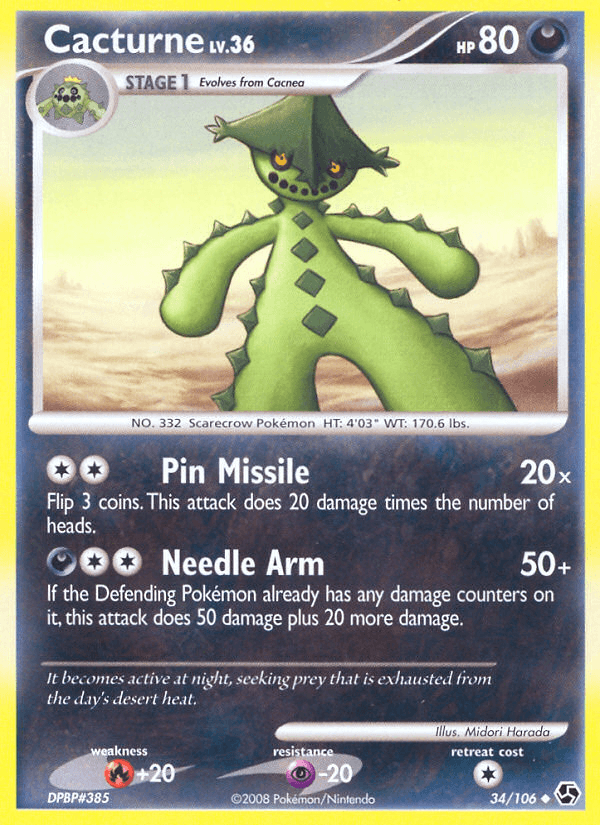 Cacturne Great Encounters card