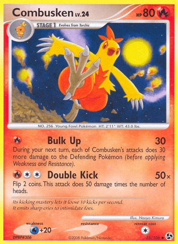 Combusken Great Encounters card