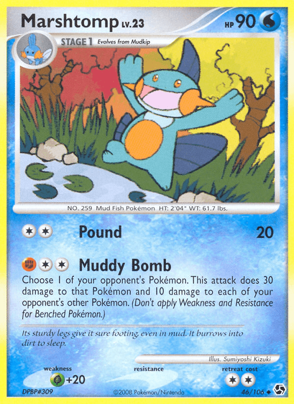 Marshtomp Great Encounters card