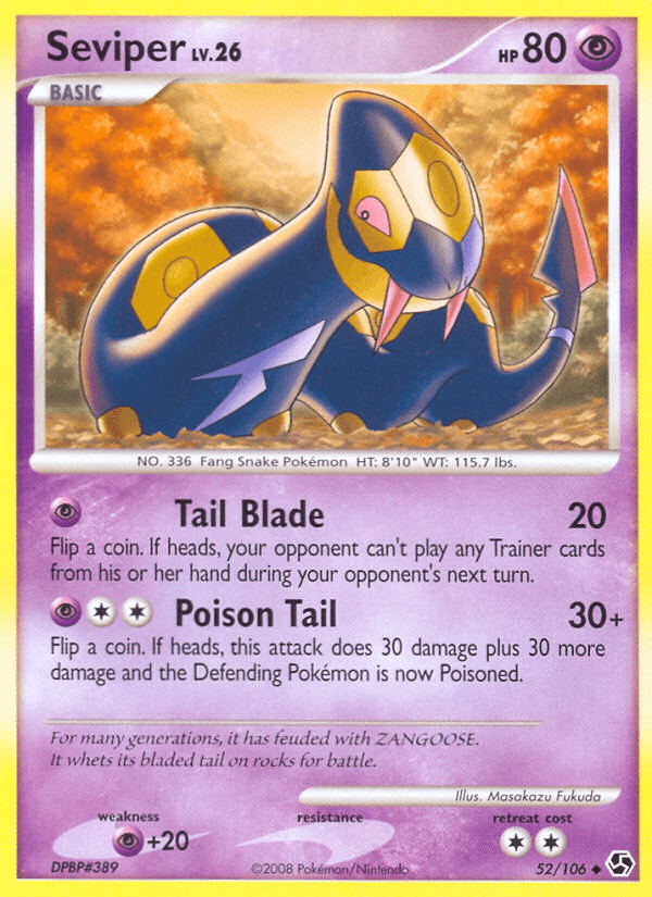 Seviper Great Encounters card