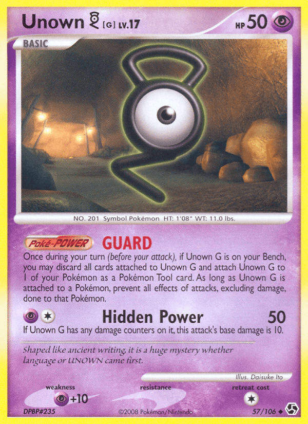 Unown [G] 寶可夢 card