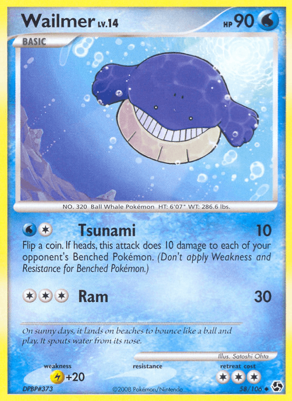 Wailmer Great Encounters card