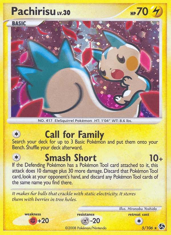 Pachirisu Great Encounters card