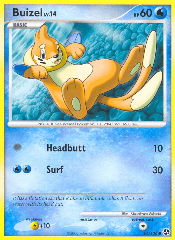 Buizel Great Encounters card