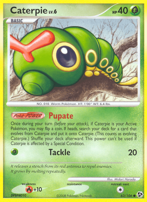 Caterpie Great Encounters card