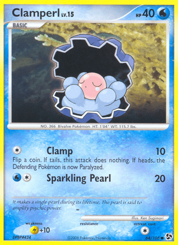 Clamperl Great Encounters card