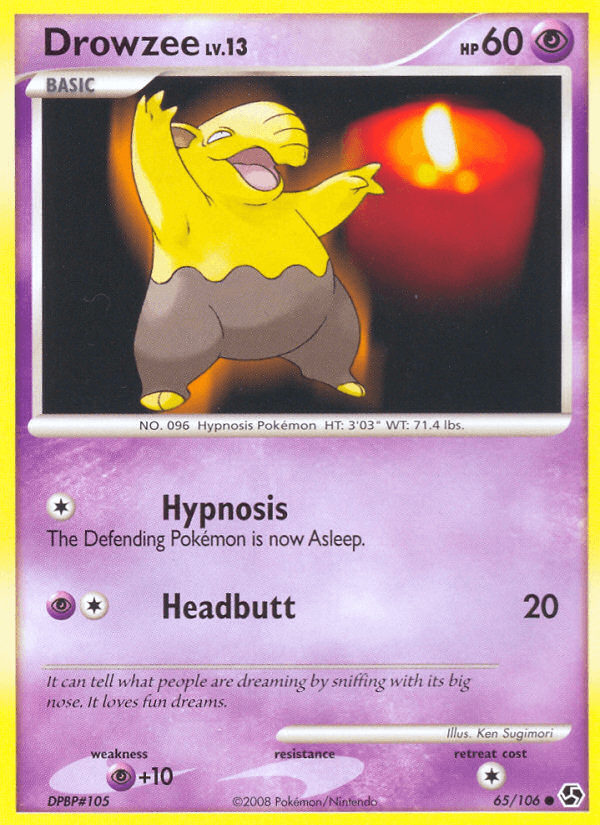 Drowzee Great Encounters card