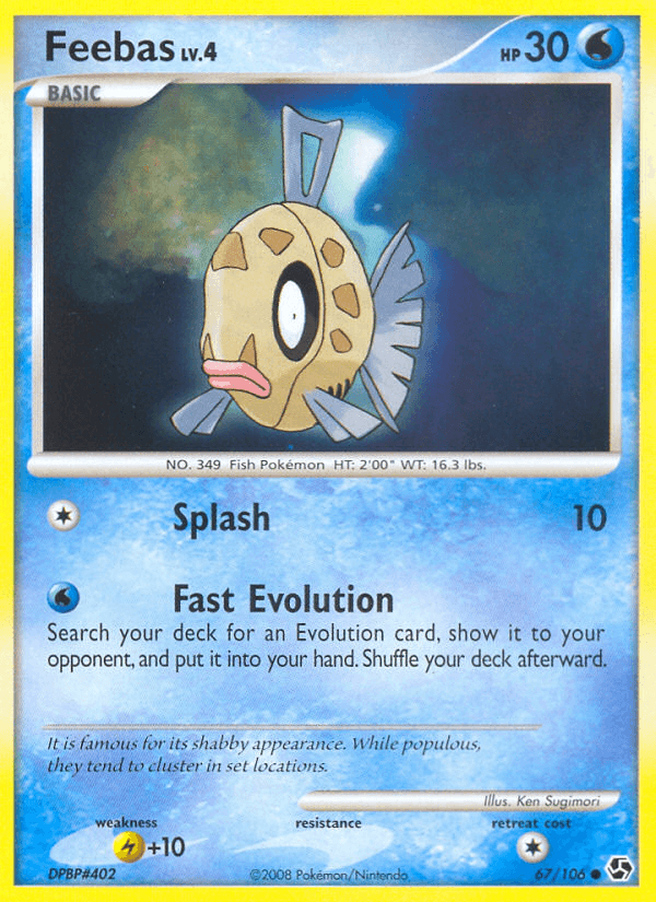Feebas Great Encounters card