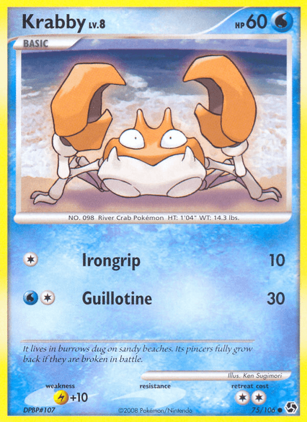 Krabby Great Encounters card