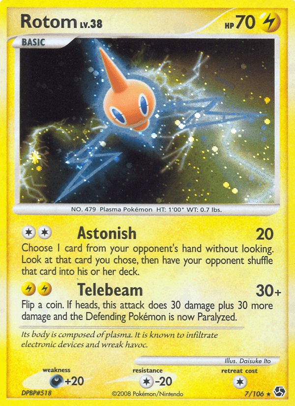 Rotom Great Encounters card