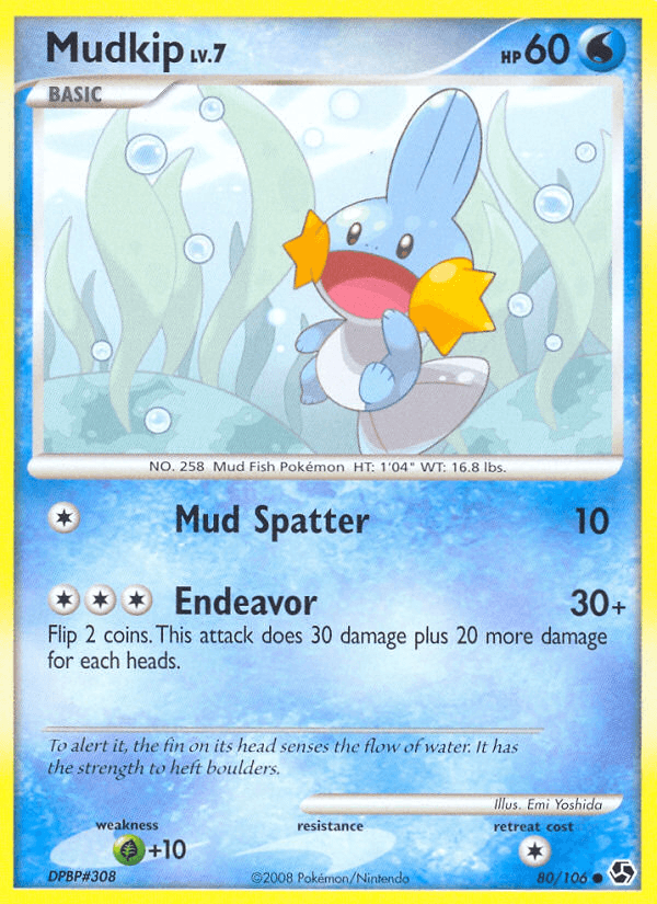 Mudkip Great Encounters card
