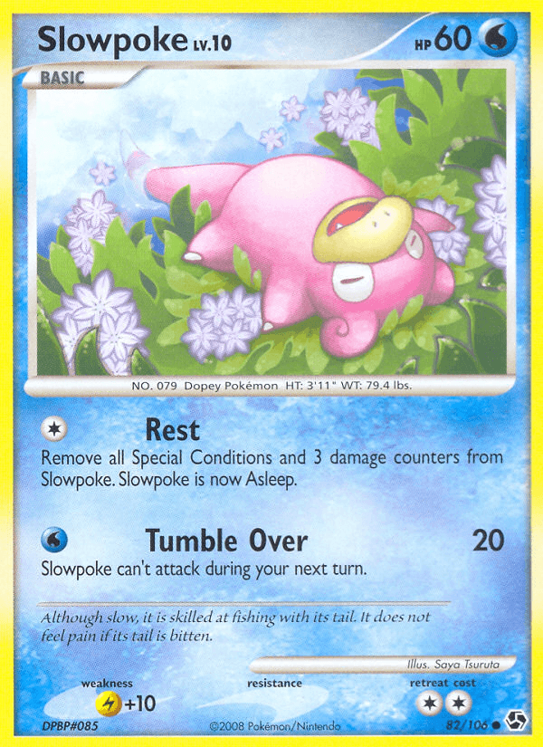 Slowpoke Great Encounters card