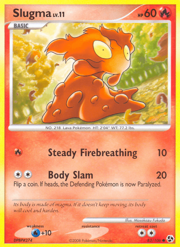 Slugma Great Encounters card