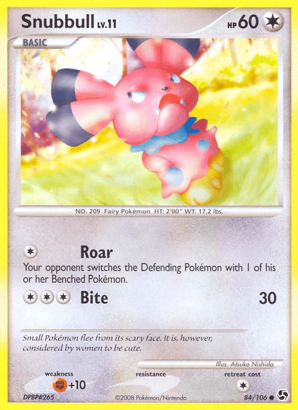 Snubbull Great Encounters card