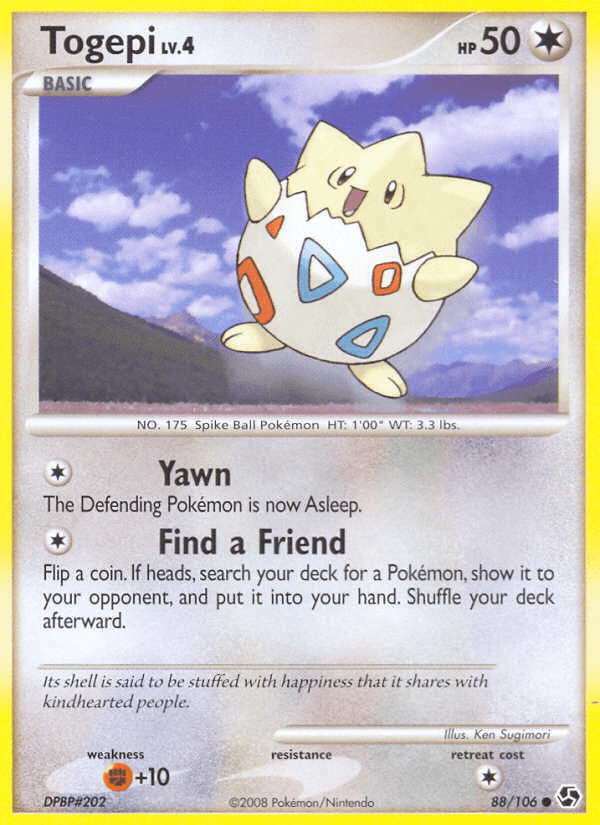 Togepi Great Encounters card