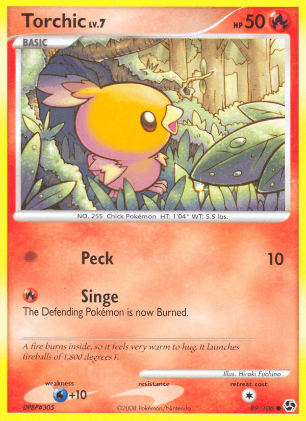 Torchic Great Encounters card