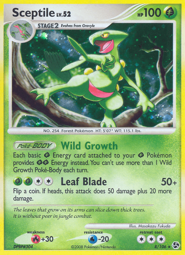Sceptile Great Encounters card