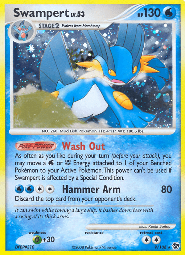 Swampert Great Encounters card