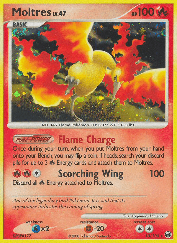 Moltres Majestic Dawn card