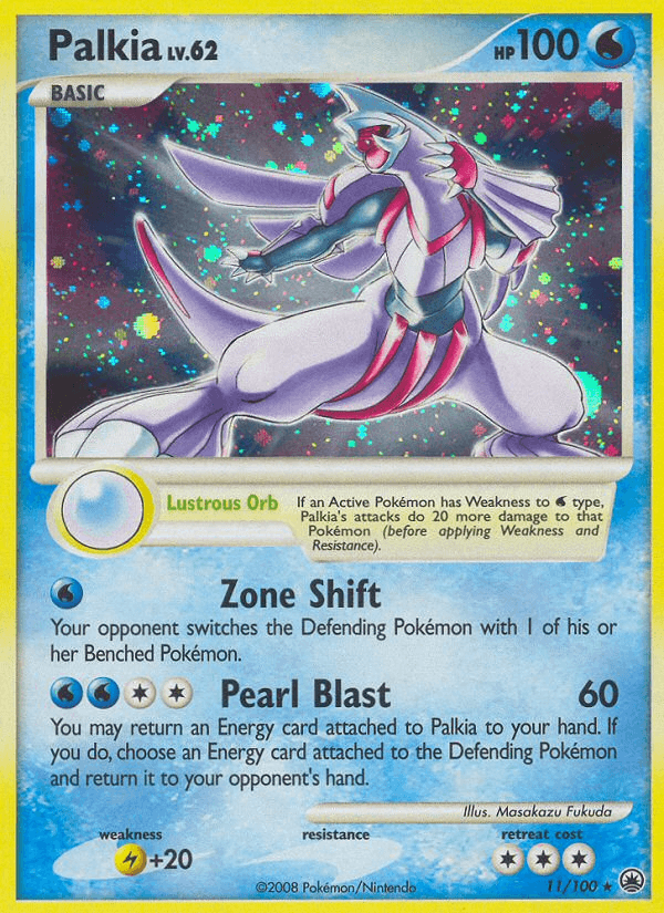 Palkia Majestic Dawn card