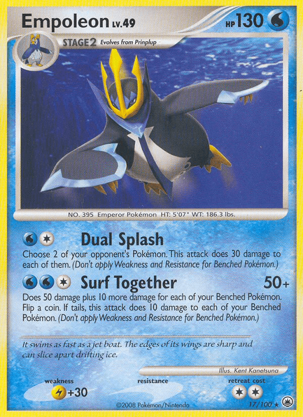 Empoleon Majestic Dawn card