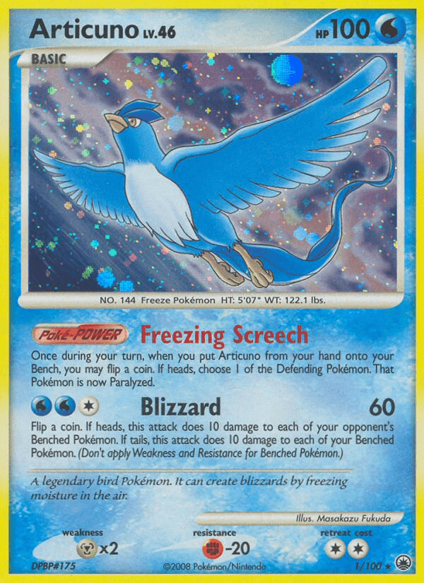 Articuno Majestic Dawn card