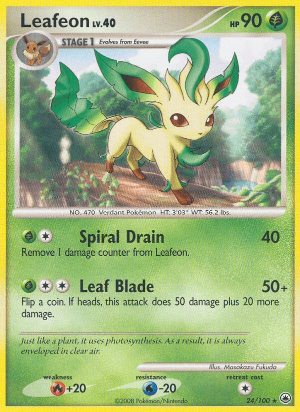 Leafeon Majestic Dawn card