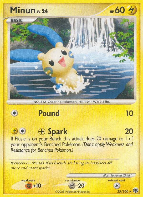 Minun Majestic Dawn card