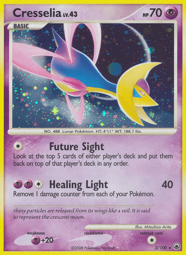 Cresselia Majestic Dawn card