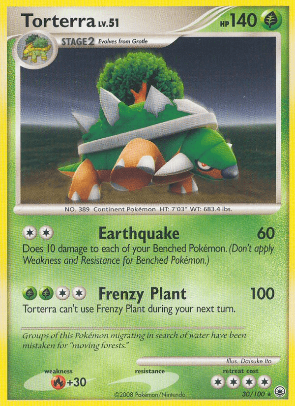 Torterra 寶可夢 card