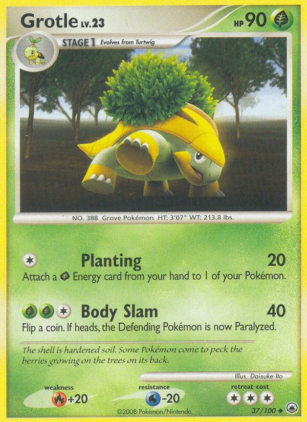 Grotle Majestic Dawn card