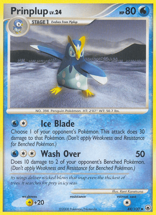 Prinplup Majestic Dawn card