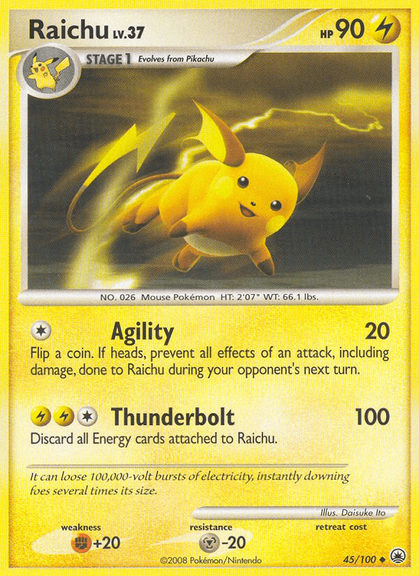 Raichu Majestic Dawn card