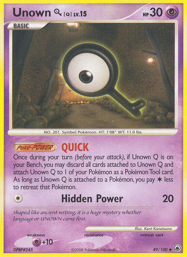 Unown [Q] Majestic Dawn card
